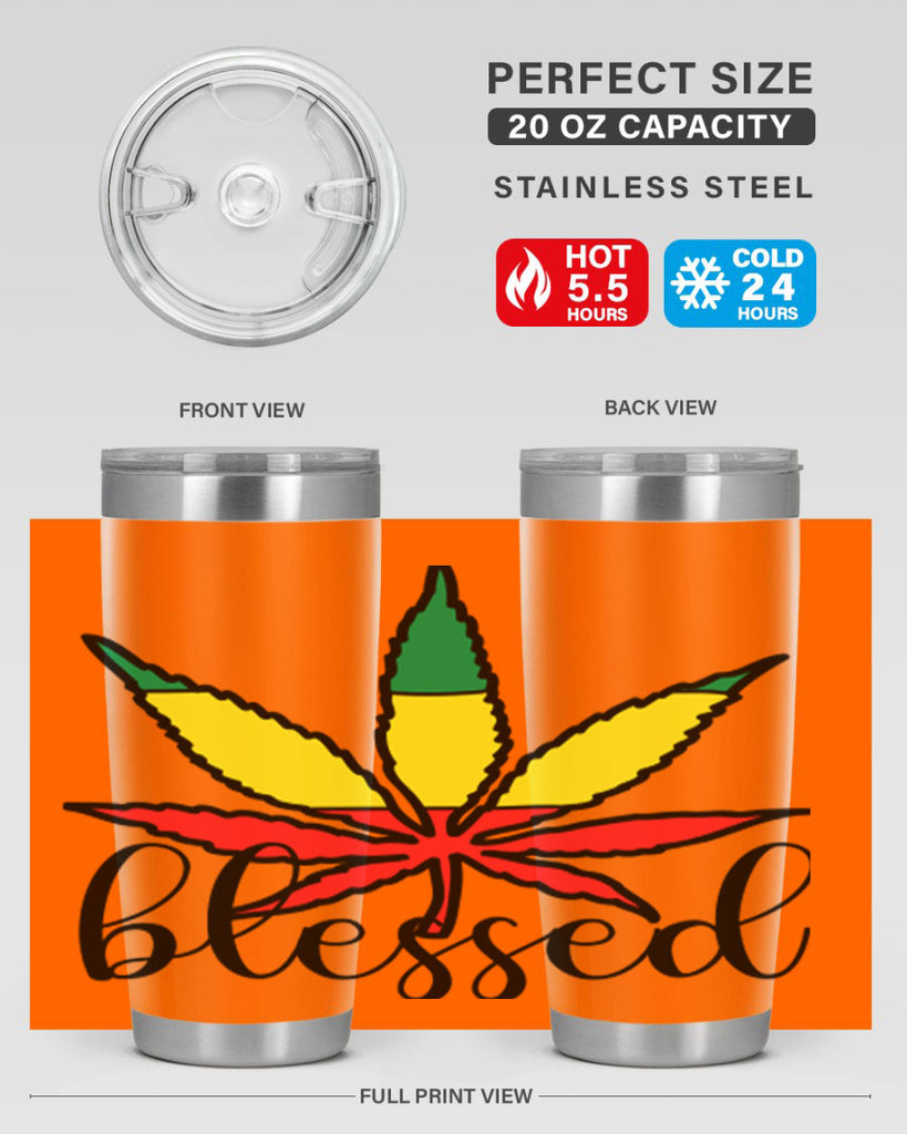 blessed cannabis jamacian 18#- marijuana- Tumbler