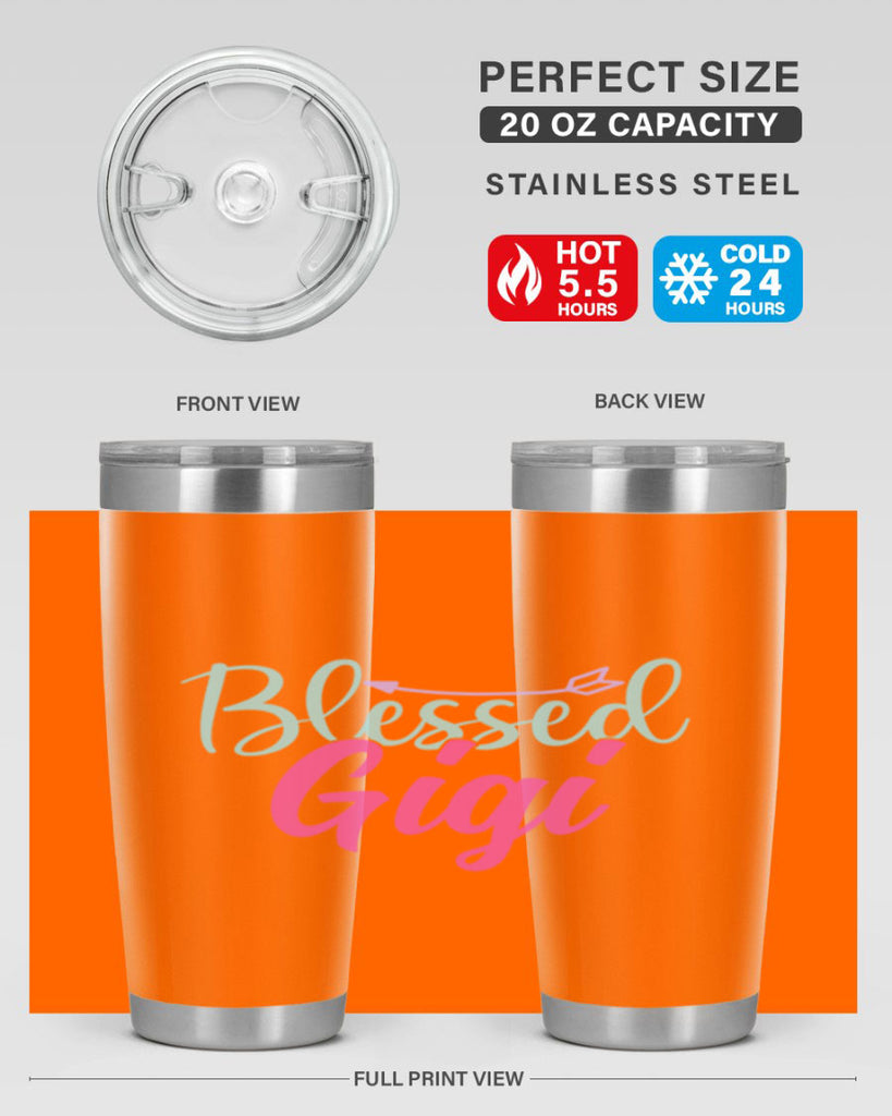 blessed gigi 65#- grandma - nana- Tumbler