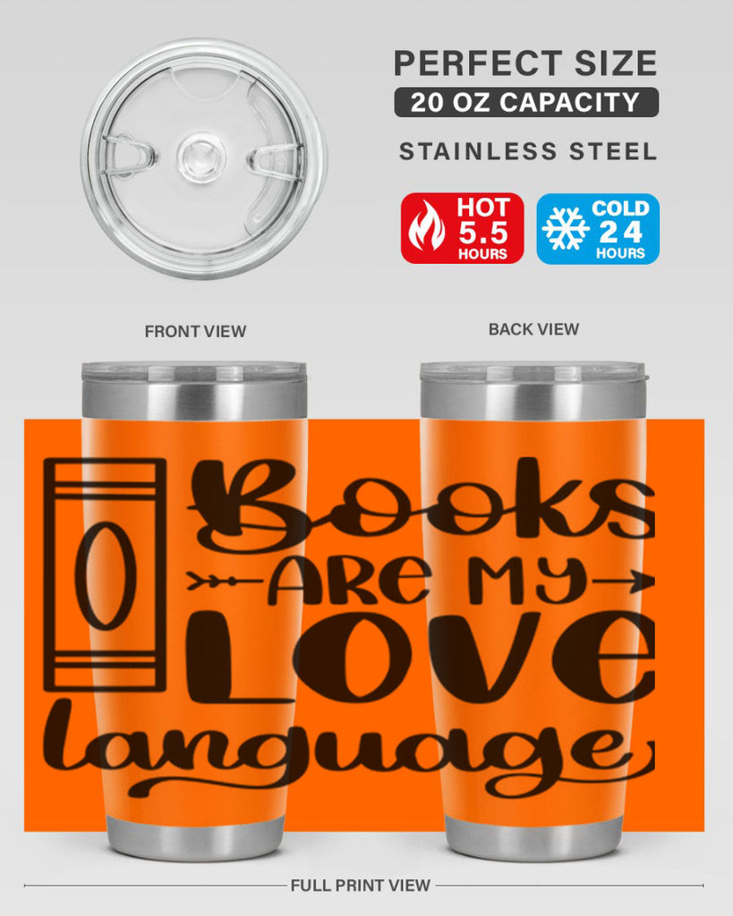 books are my love language 46#- reading- Tumbler