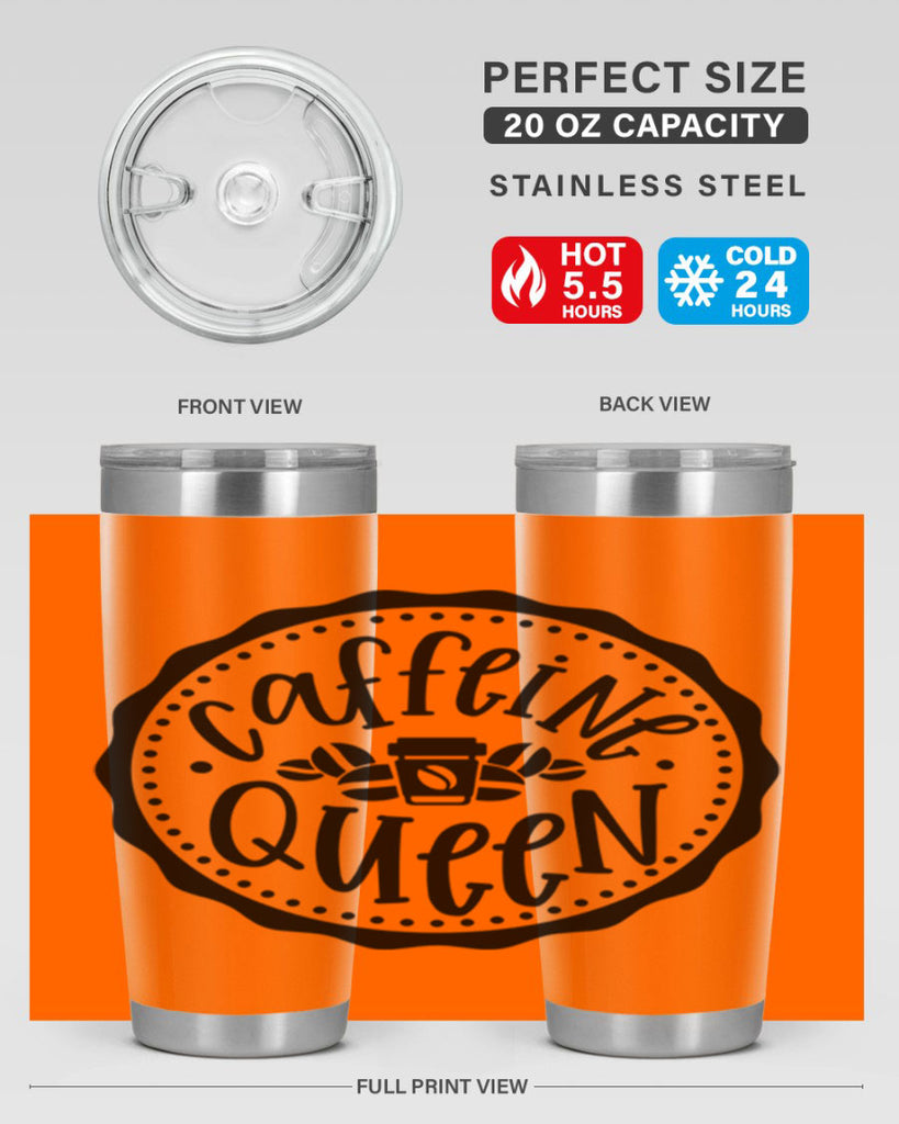 caffeine queen 185#- coffee- Tumbler