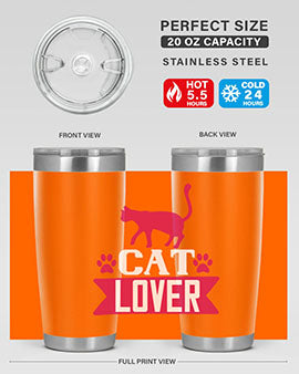 cat lover Style 32#- cat- Tumbler