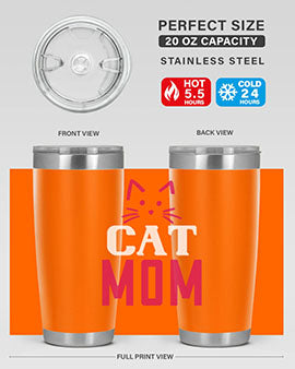 cat mom Style 34#- cat- Tumbler