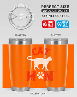 cat mom Style 35#- cat- Tumbler