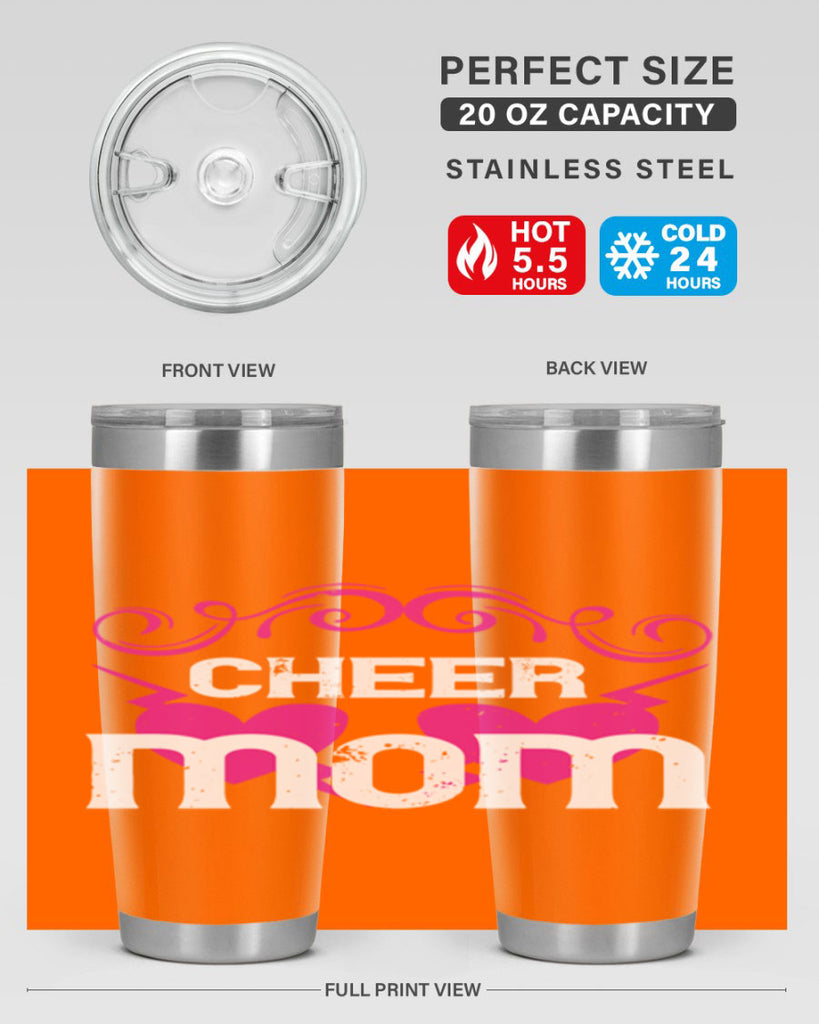 cheer mom 194#- mom- Tumbler