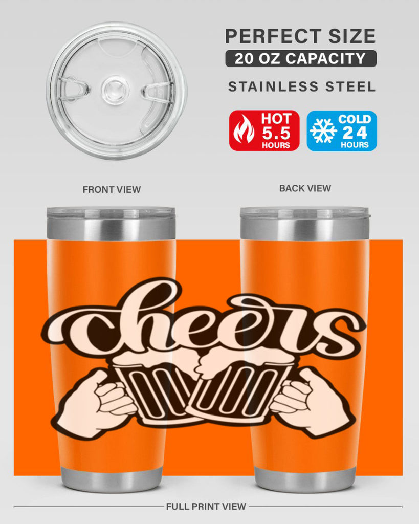 cheers 44#- beer- Tumbler