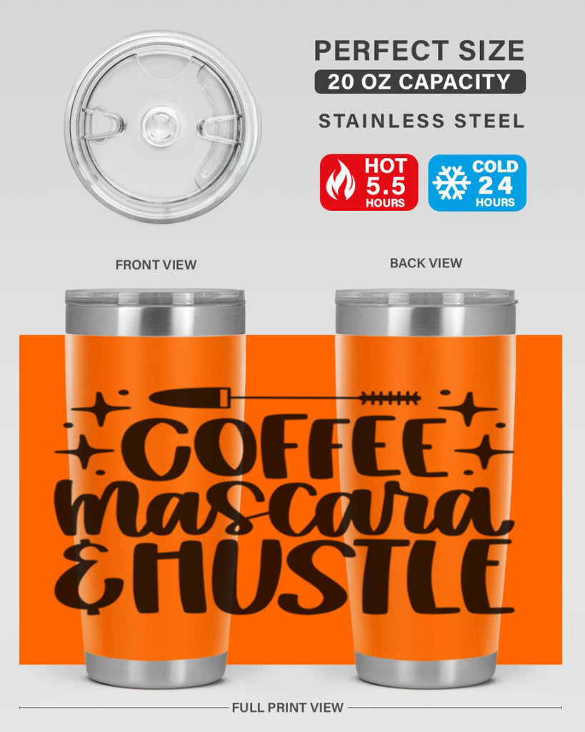 coffe mascara hustle 180#- coffee- Tumbler