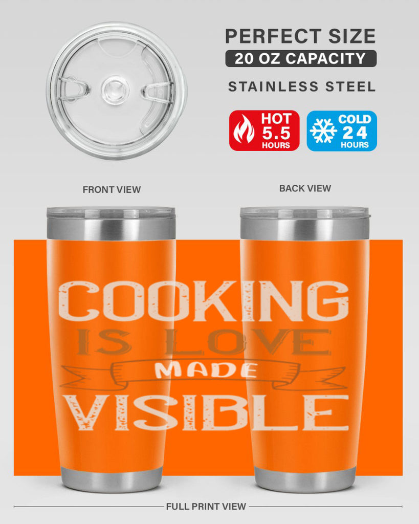 cooking is love made visible 43#- cooking- Tumbler