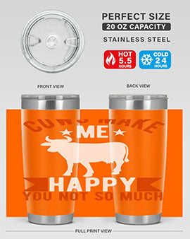 cows make me happy you not so much Style 5#- cow- Tumbler