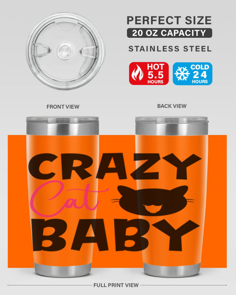 crazy cat baby Style 270#- baby- tumbler