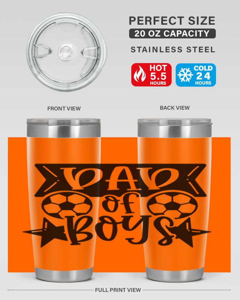 dad of boy 61#- fathers day- Tumbler