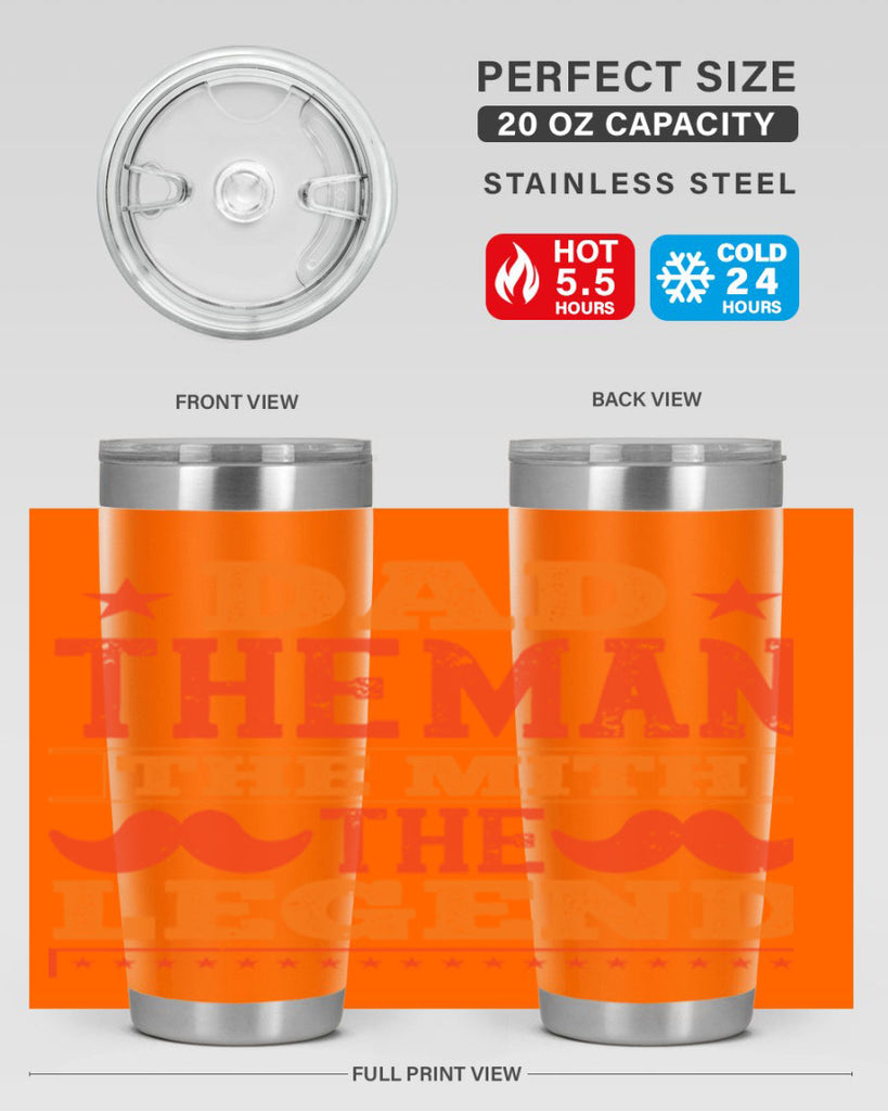 dad the man the mith the legend 262#- fathers day- Tumbler