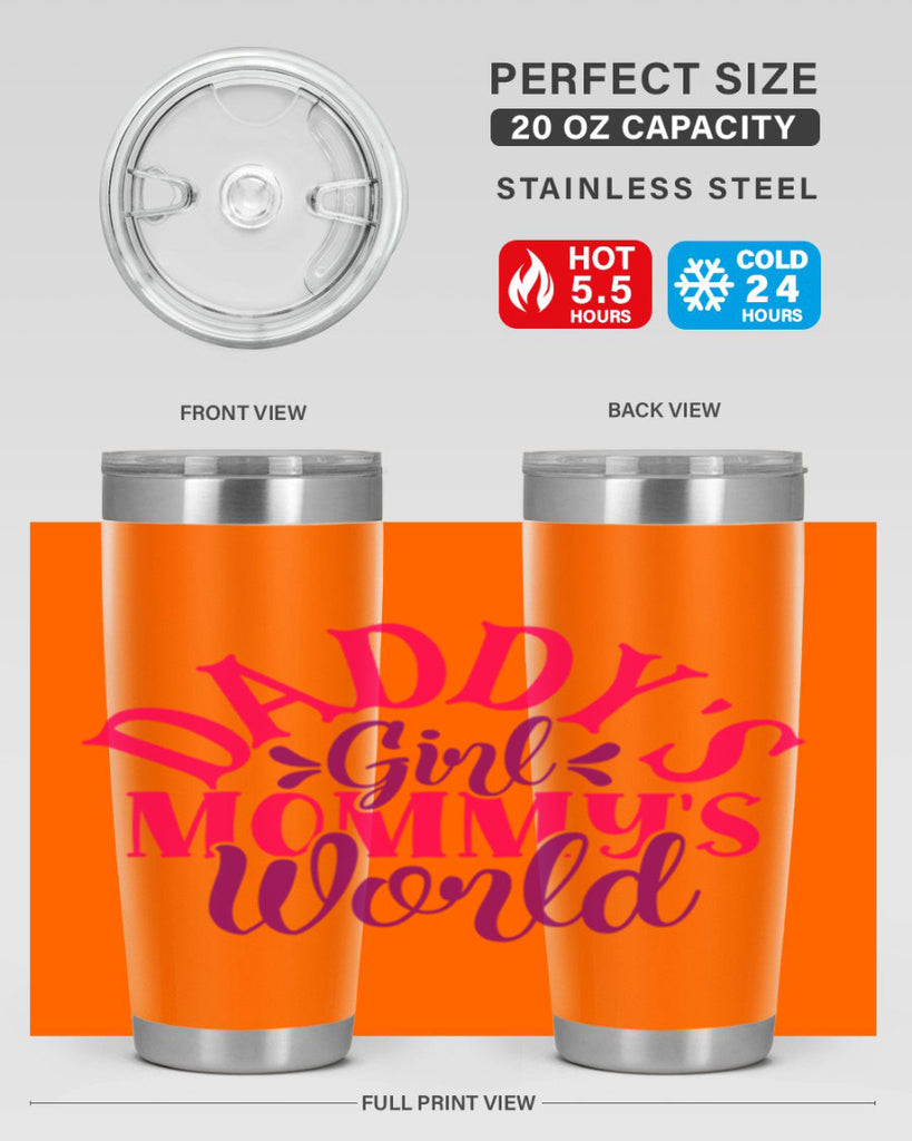 daddys girl mommys world 269#- mom- Tumbler