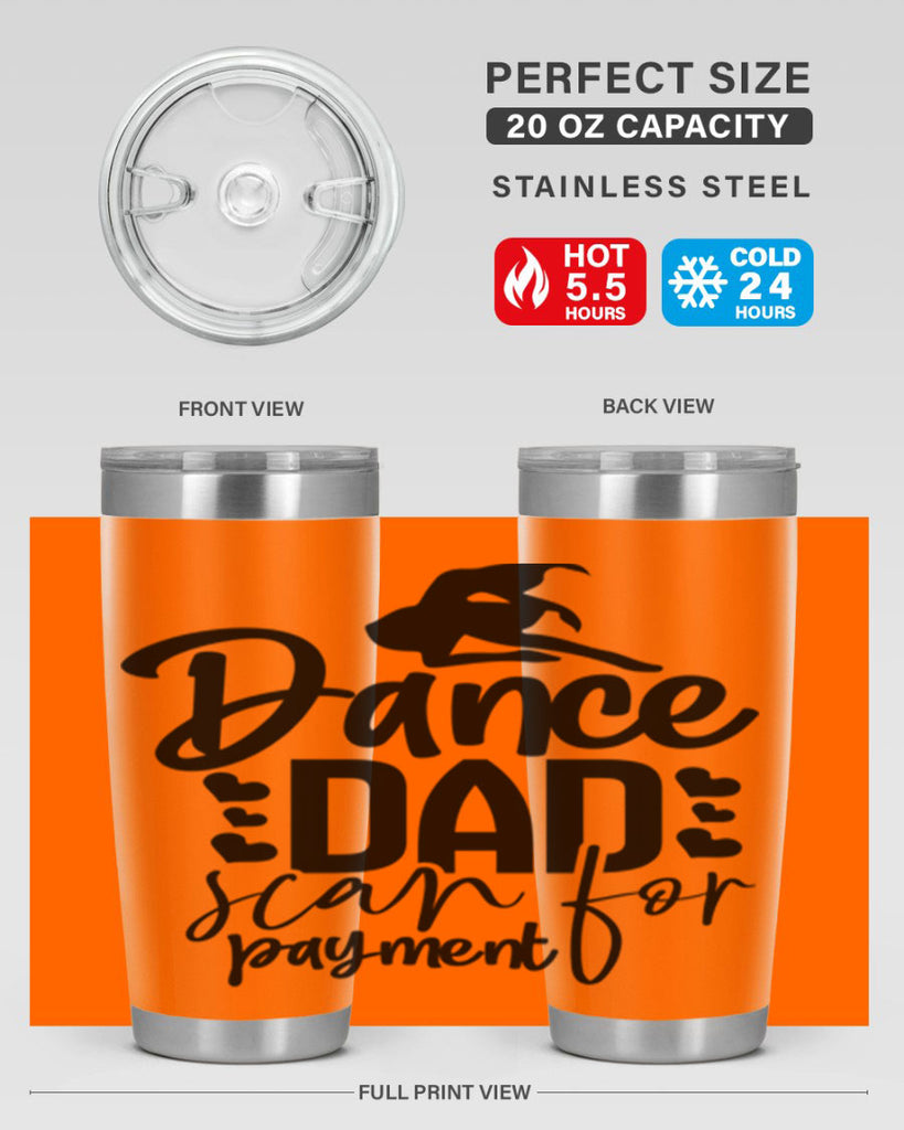 dance dad scan for payment 21#- ballet- Tumbler