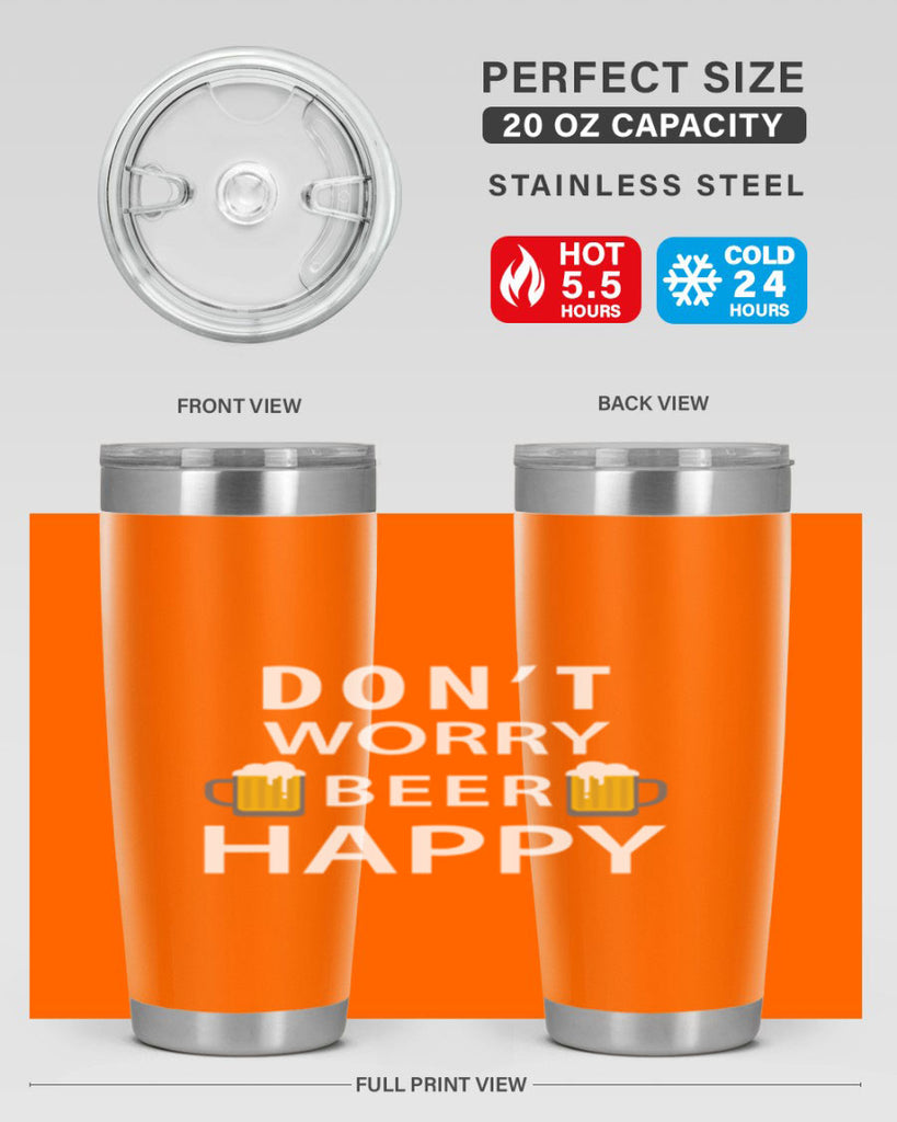 dont worry 94#- beer- Tumbler