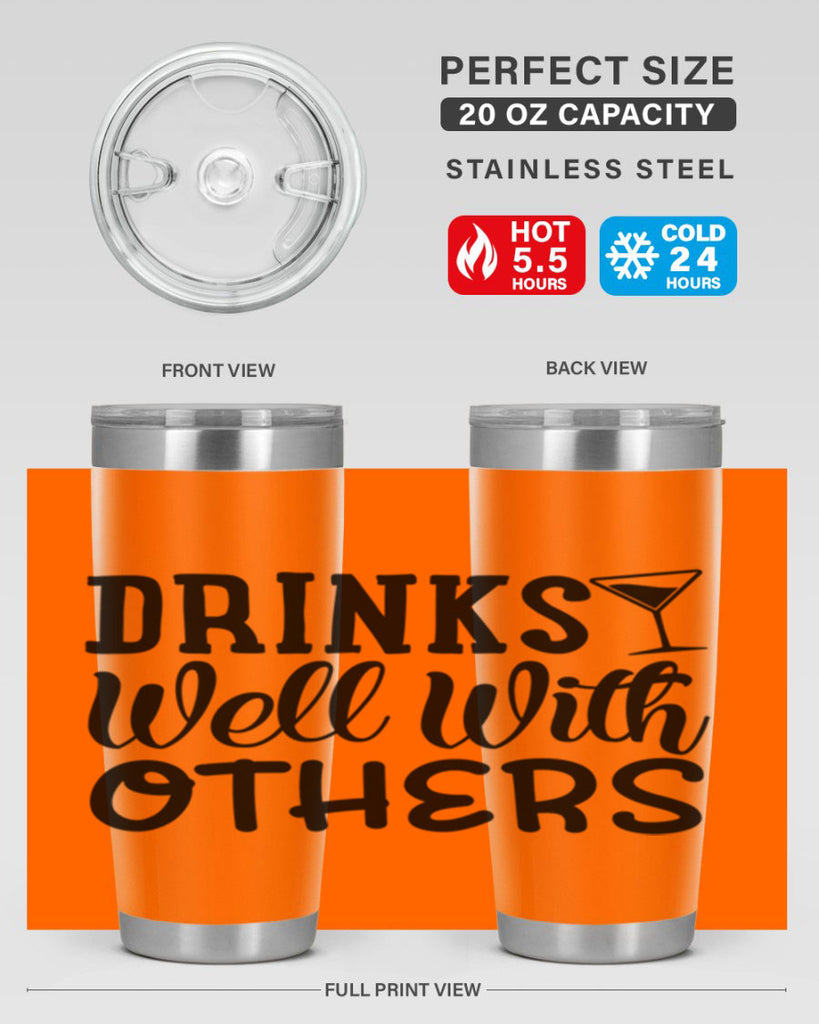 drinks well with others 128#- beer- Tumbler