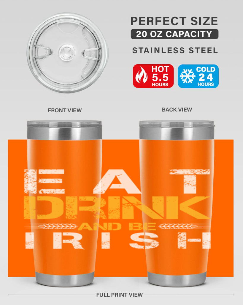 eat drink and be irish 89#- beer- Tumbler