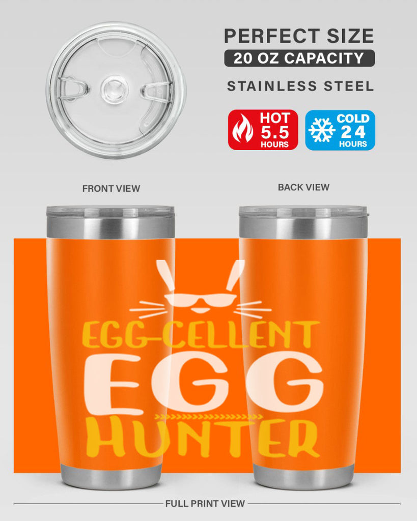 egg cellent egg hunter 82#- easter- Tumbler