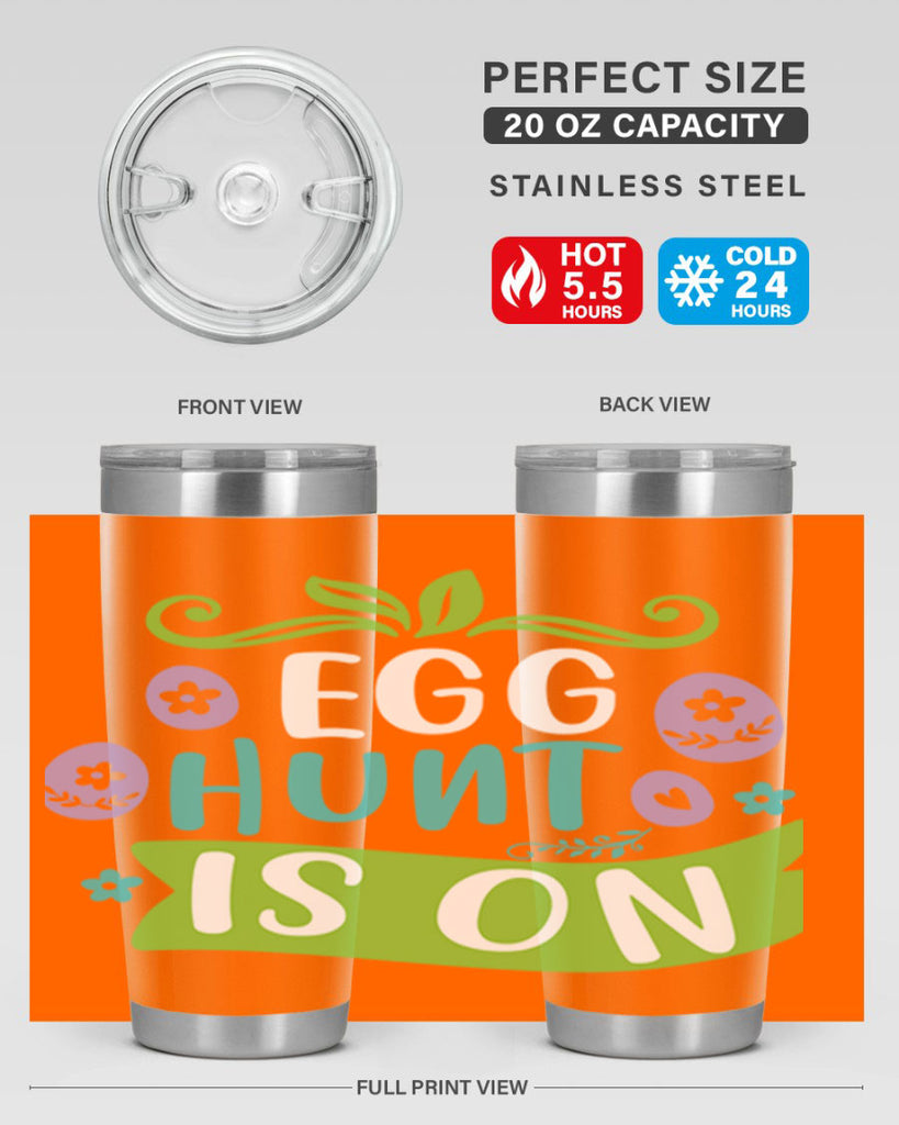 egg hunt is onn 95#- easter- Tumbler