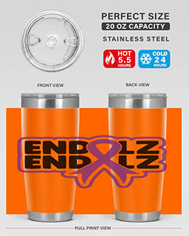 end alz 135#- alzheimers- Tumbler