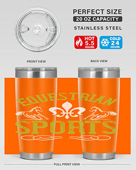 equestrian sports Style 55#- horse- Tumbler