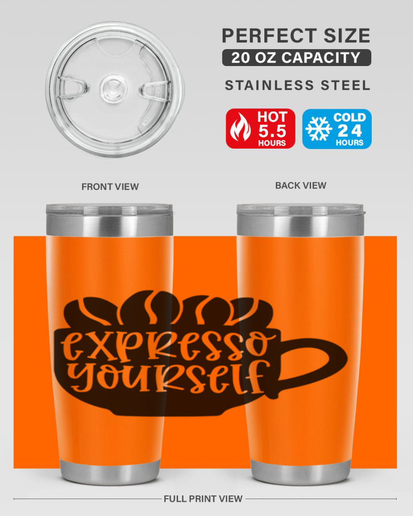 expresso yourself 56#- wine- Tumbler