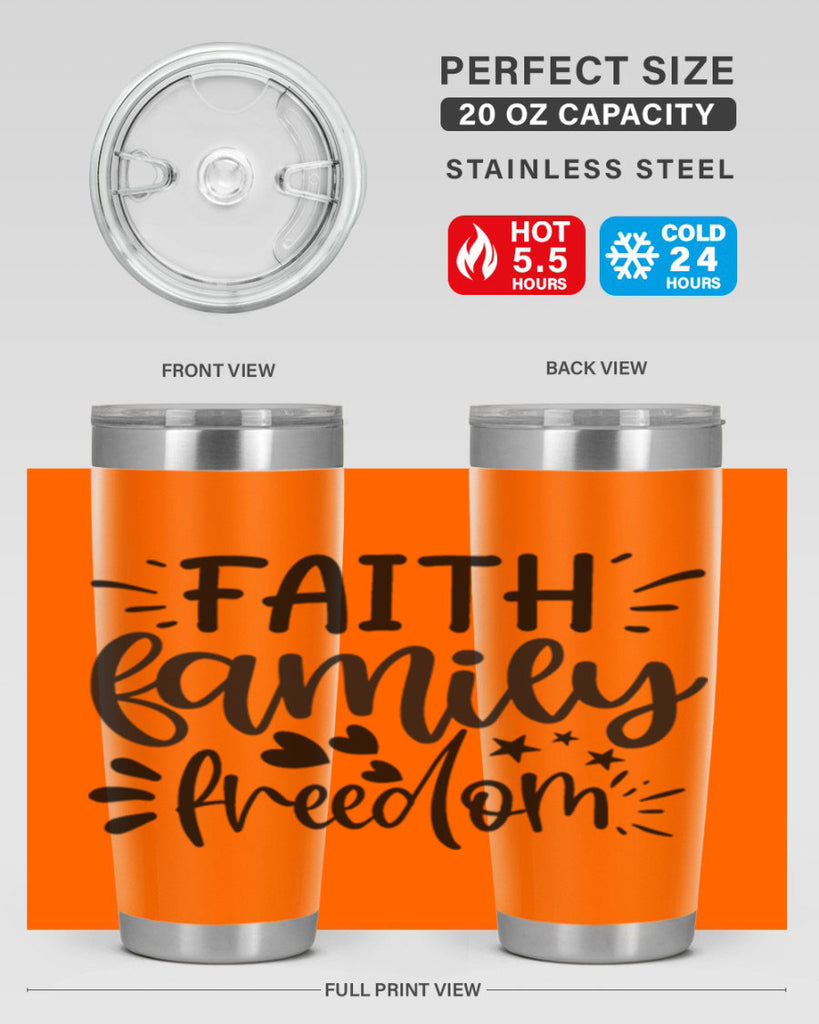 faith family freedom 43#- family- Tumbler