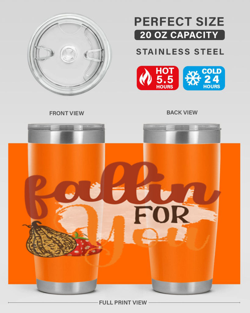 fallin for you 167#- fall- Tumbler