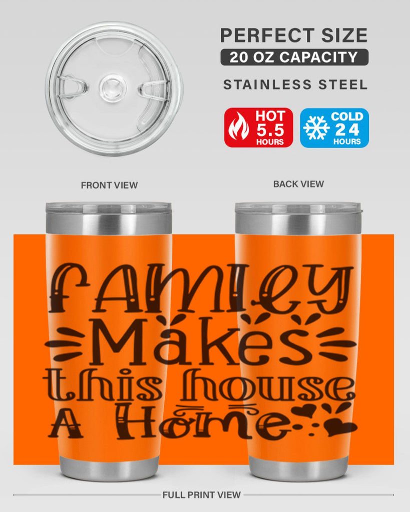 family makes this house a home 101#- home- Tumbler