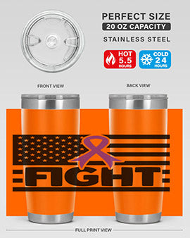 fight 145#- alzheimers- Tumbler