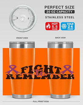 fight to remember 144#- alzheimers- Tumbler