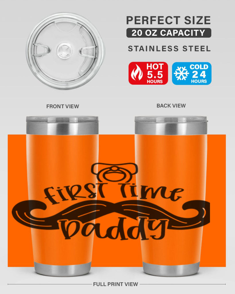 first time daddy 51#- fathers day- Tumbler