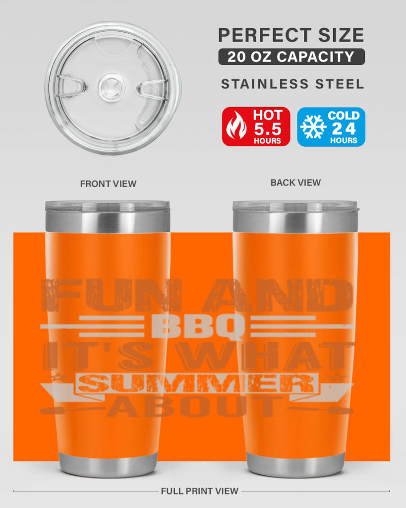 fun and bbq 44#- bbq- Tumbler