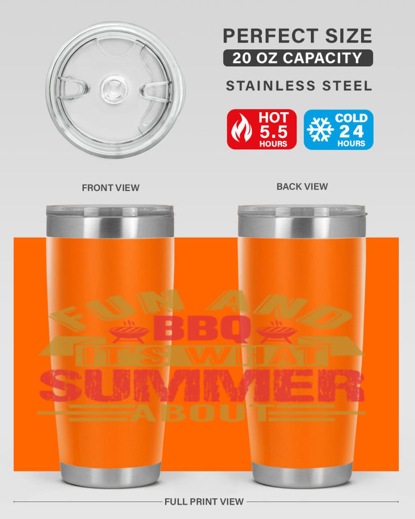 fun and bbq its what summer about 45#- bbq- Tumbler