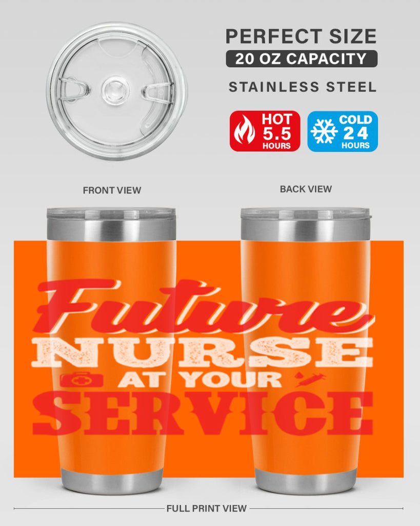 future nurse at your servicepng Style 241#- nurse- tumbler