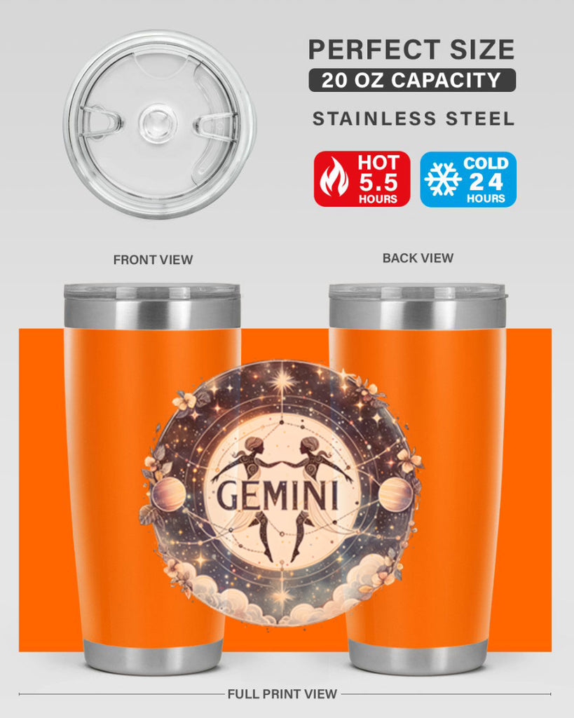 gemini 237#- zodiac- Tumbler