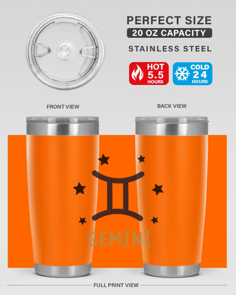 gemini 241#- zodiac- Tumbler