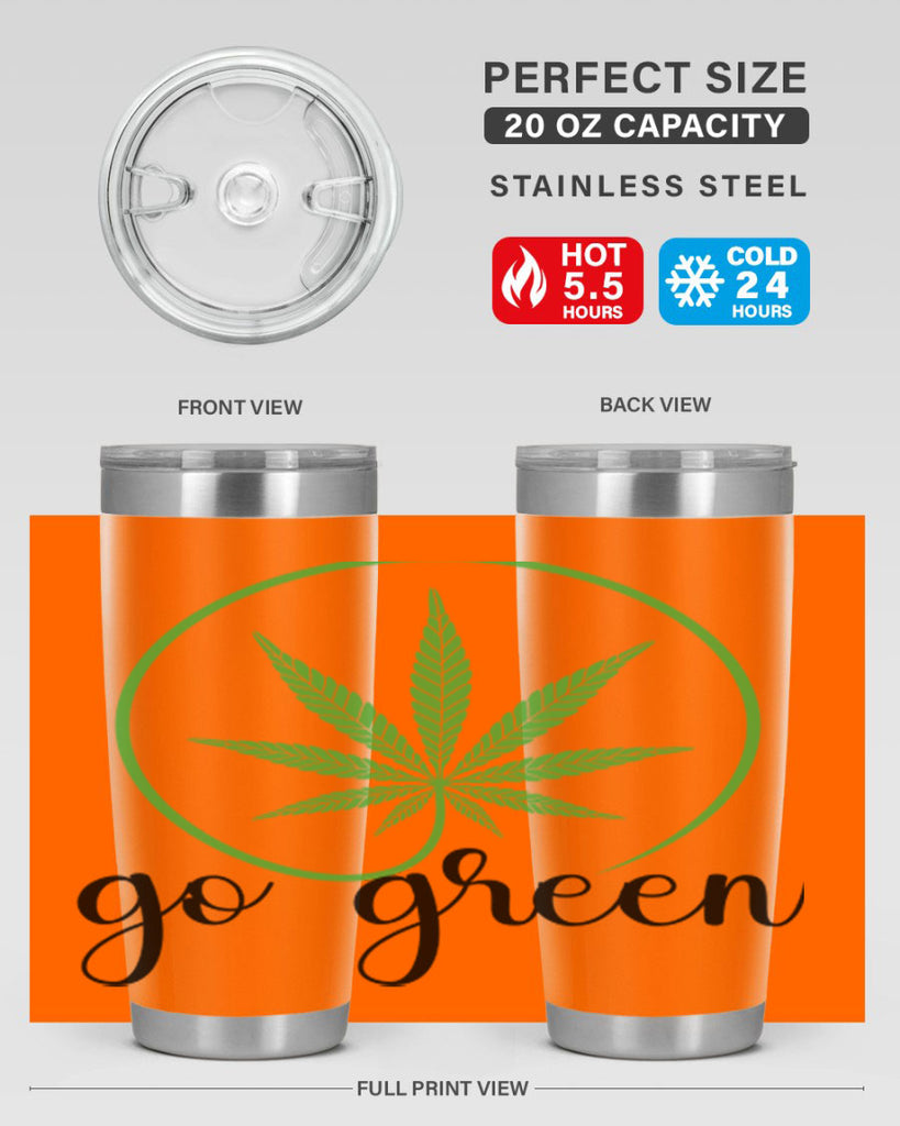 go green cannabis 92#- marijuana- Tumbler