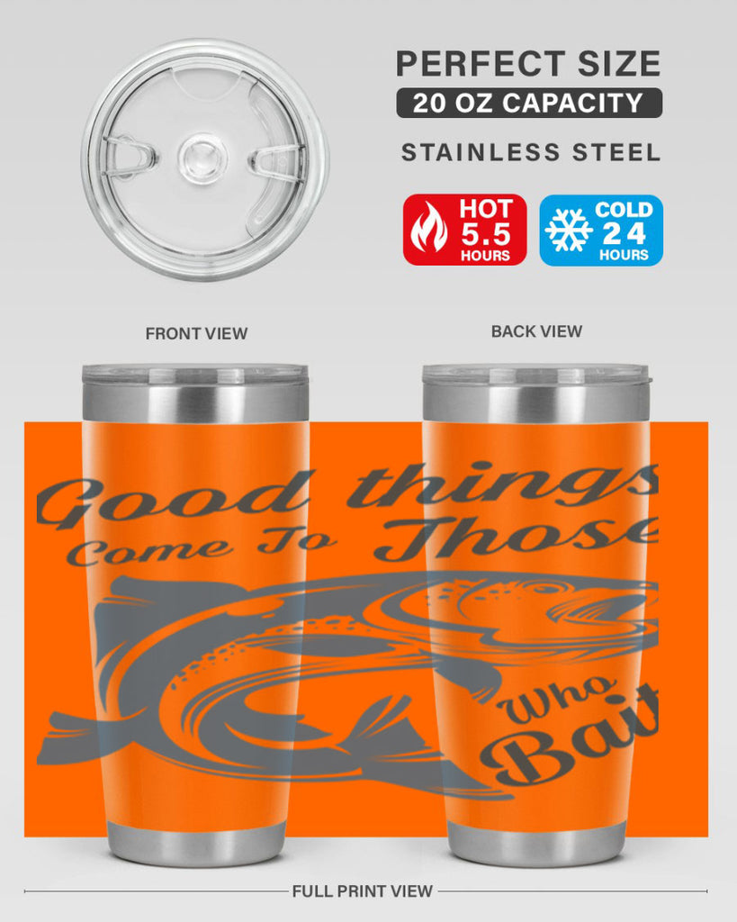 good things 127#- fishing- Tumbler