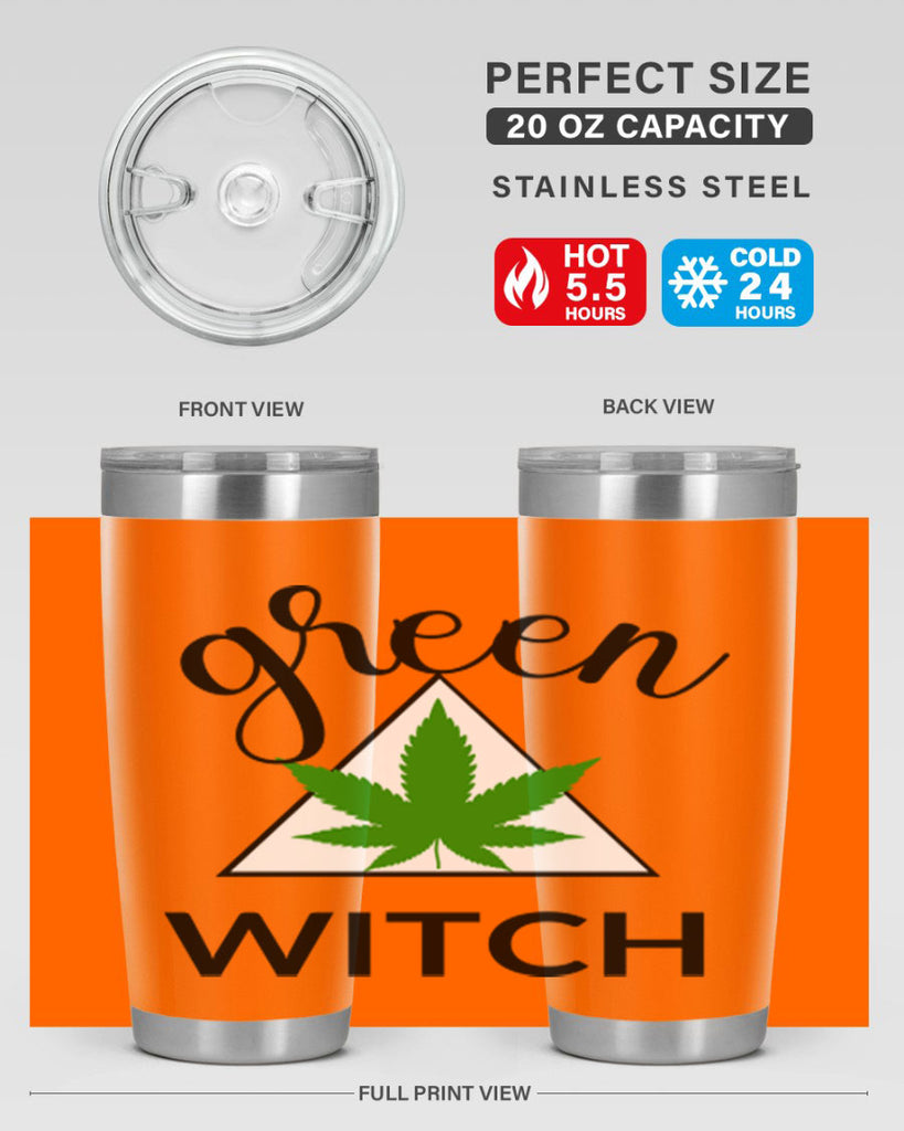 green cannabis with 98#- marijuana- Tumbler