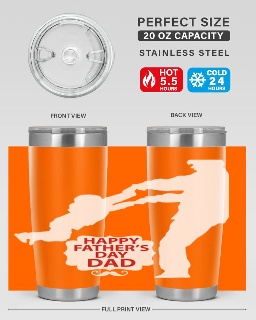 happy father day 246#- fathers day- Tumbler