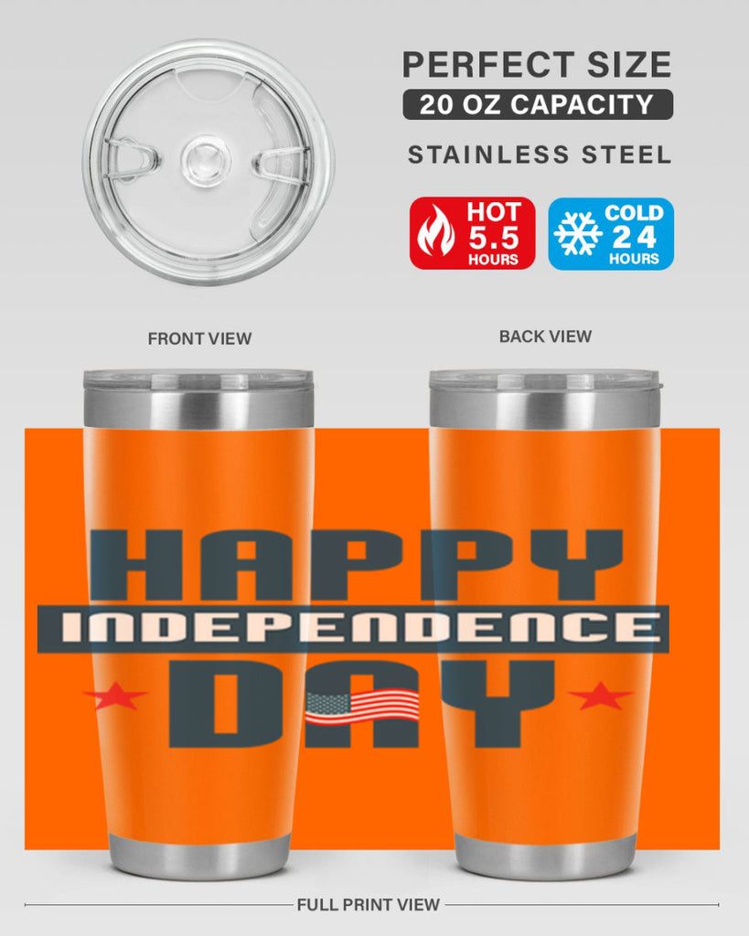 happy independence day Design Style 105#- Fourt Of July- Tumbler