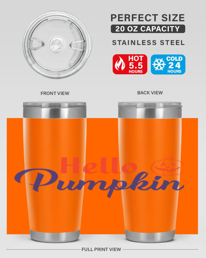 hello pumpkin 288#- fall- Tumbler
