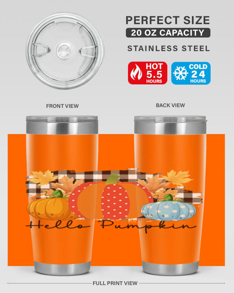 hello pumpkin 290#- fall- Tumbler