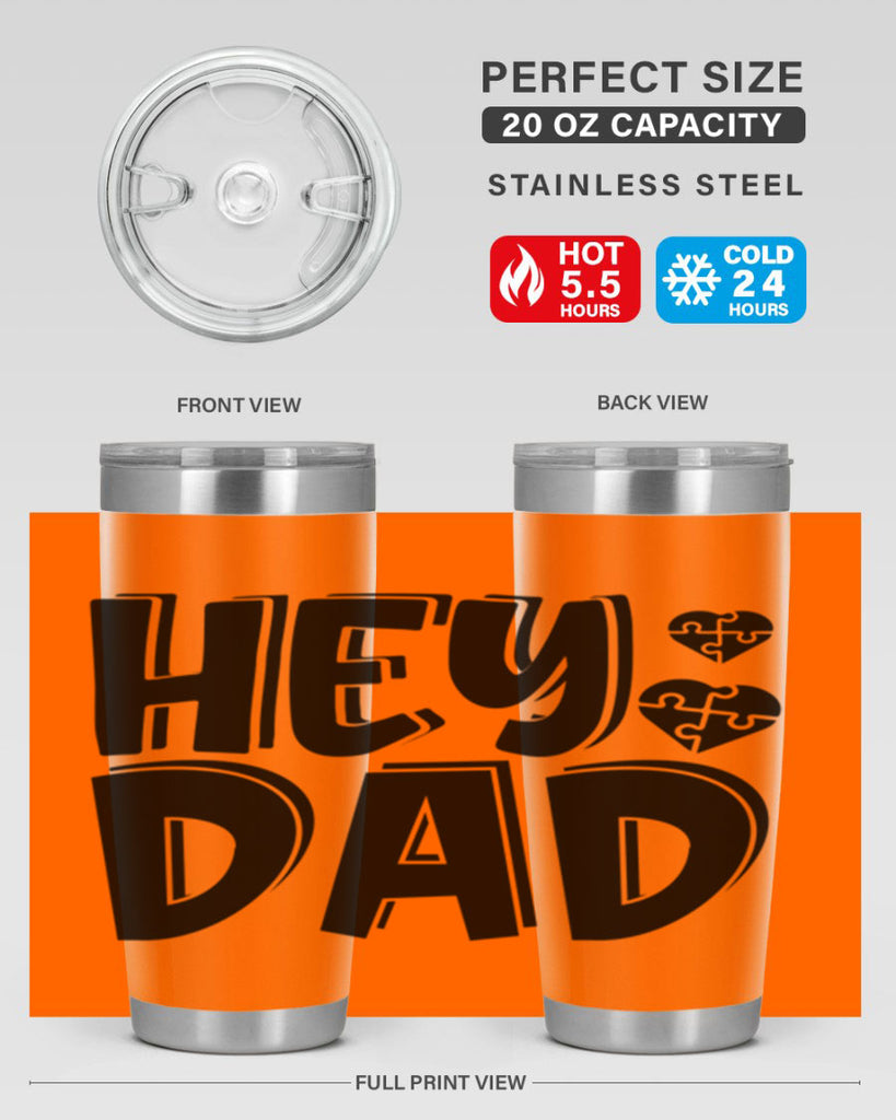 hey dad 9#- dad- Tumbler