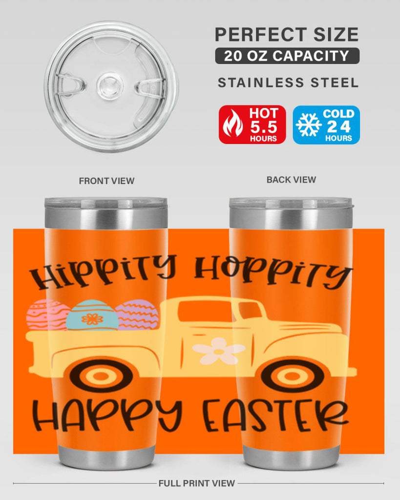 hippity hoppity happy 29#- easter- Tumbler