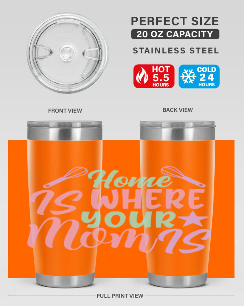 home is where your mom is 37#- home- Tumbler