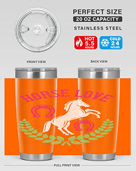 horse love Style 50#- horse- Tumbler