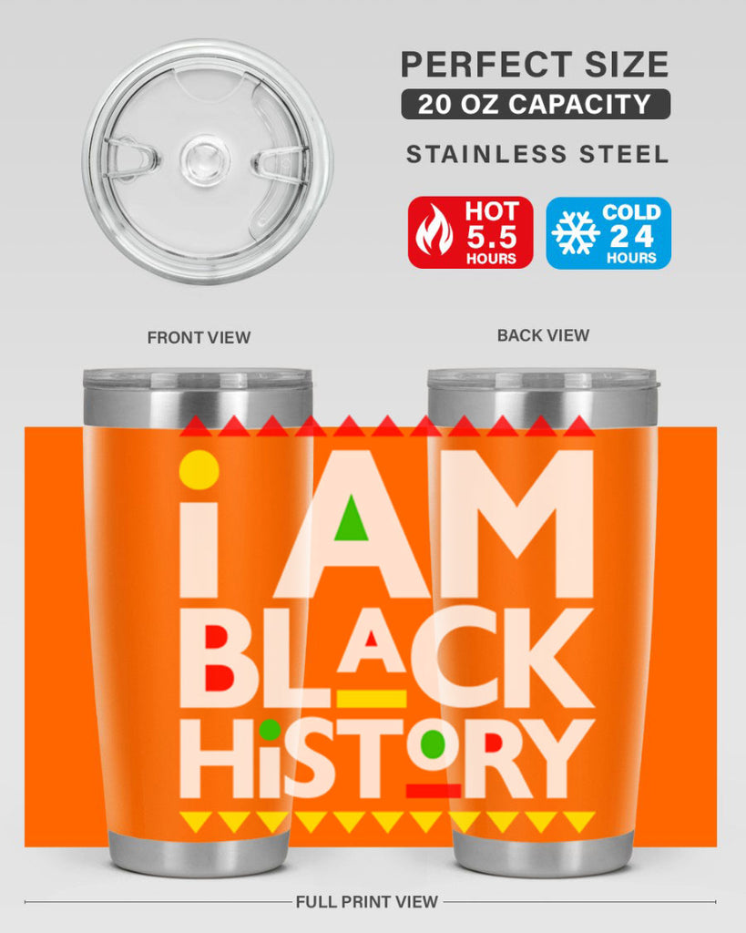 i am black  history 116#- black words phrases- Cotton Tank