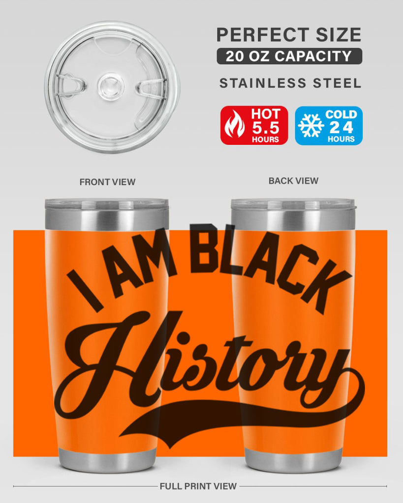 i am black  history 120#- black words phrases- Cotton Tank