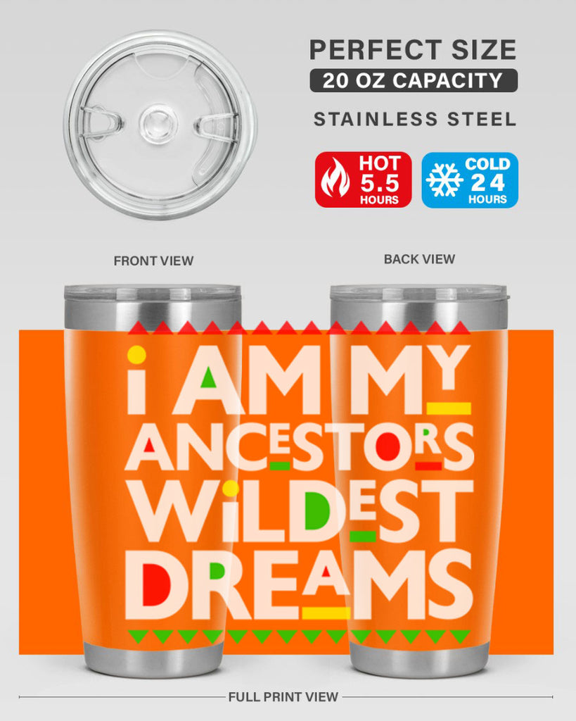 i am my  ancestors wildest dreams 115#- black words phrases- Cotton Tank